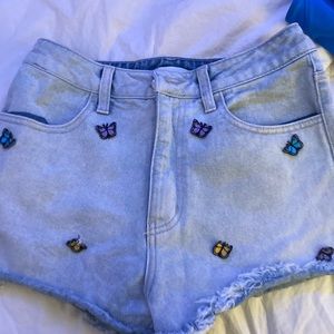 Forever 21 butterfly shorts